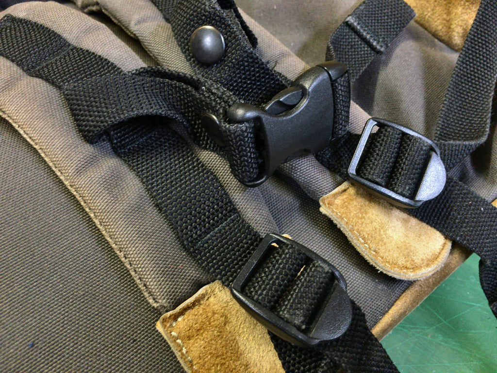 アウトドア系バッグのプラスチックパーツといえばニフコ!