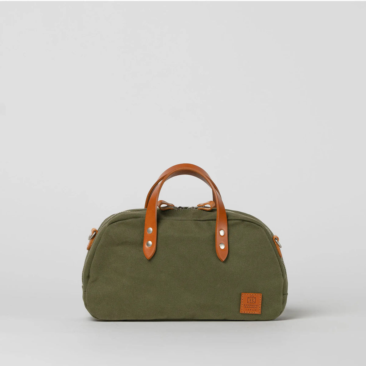 カワニシカバン　chumame​［チュウマメ］オリーブ Atelier ボストン ｜chumame［チュウマメ］ – カワニシカバン - 愛さ
