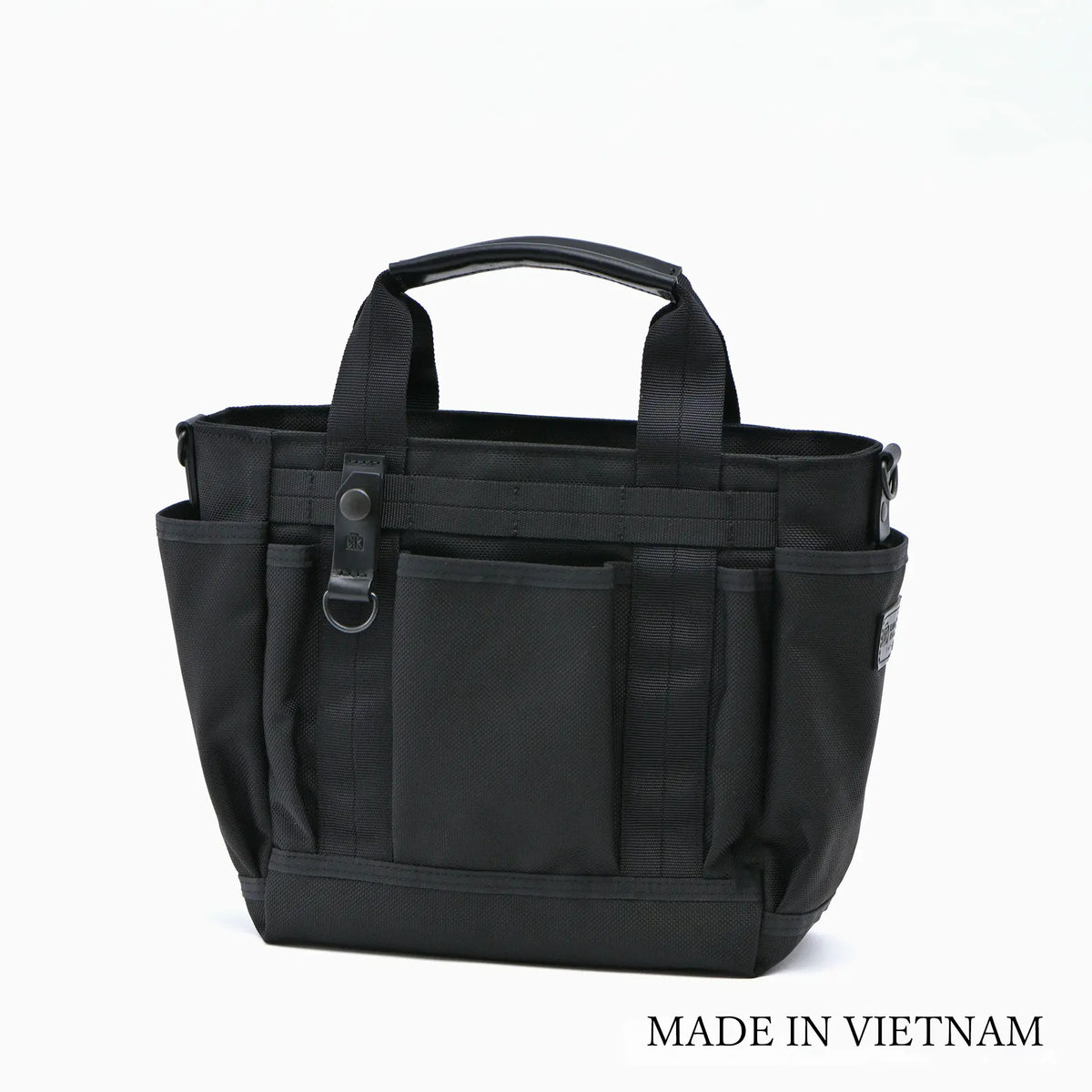 カワニシカバン グレーブ コーデュラ ナイロン トートバッグ ブラック 小さなガーデントート ポケットが沢山ミニトート コーデュラ®×本