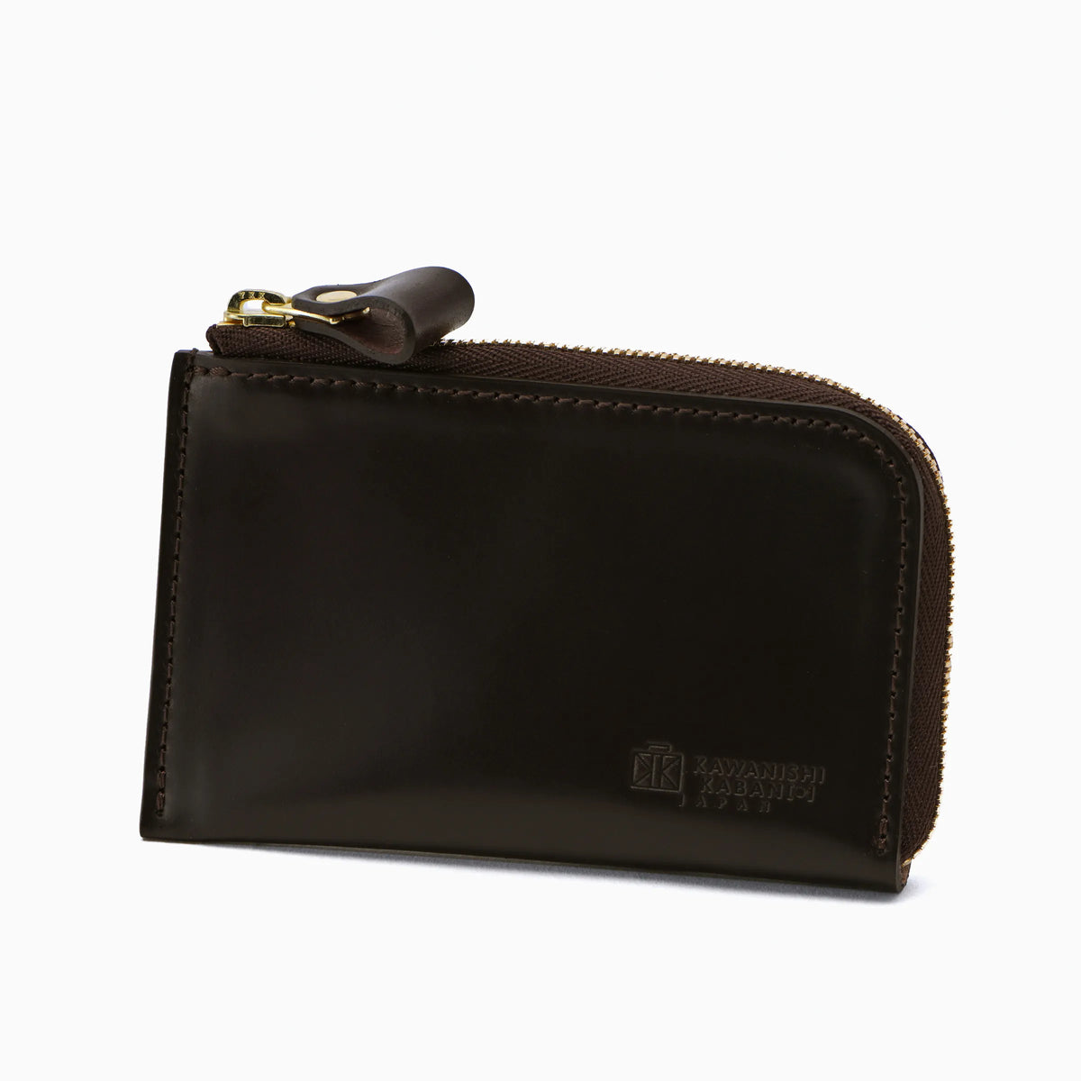 ファスナーでL字型にひらくコンパクトな財布 ミニマムウォレット ミニ