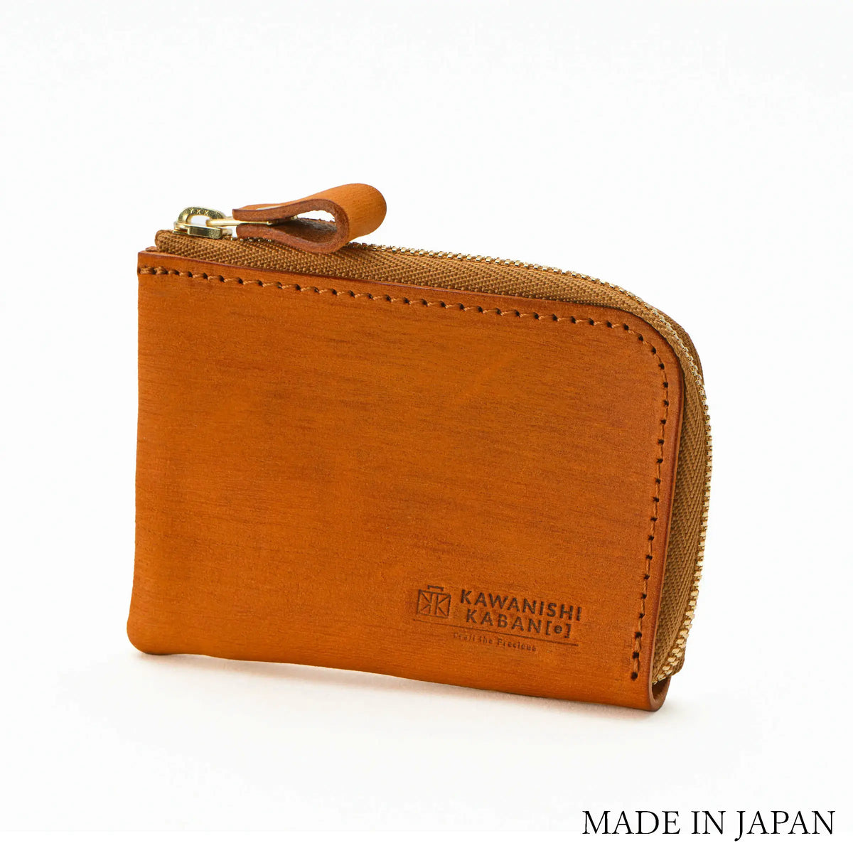 新品未使用】KAWANISHI KABAN ミニ財布 折り財布 モスグリーン