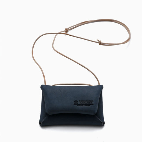 レザーコインネック|サンドレザー