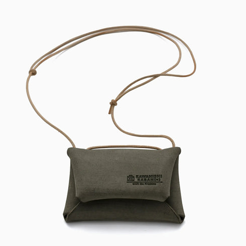 レザーコインネック|サンドレザー