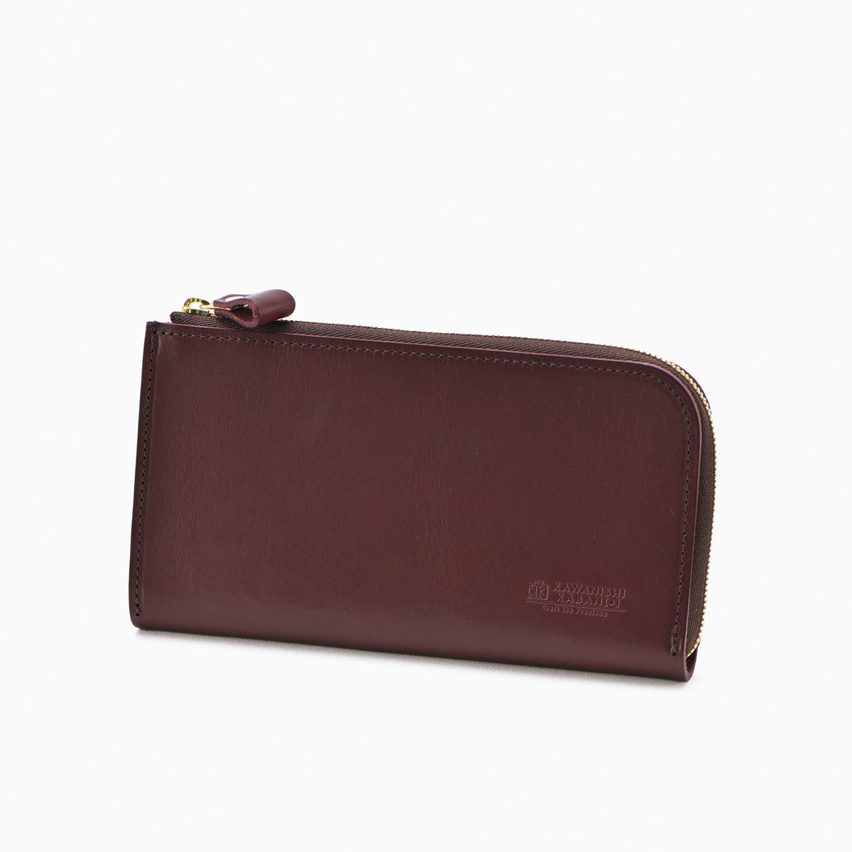 リッチーL 財布　黒 共同開発！サスティナブルなレザー！『ファスナーでL字型にひらく