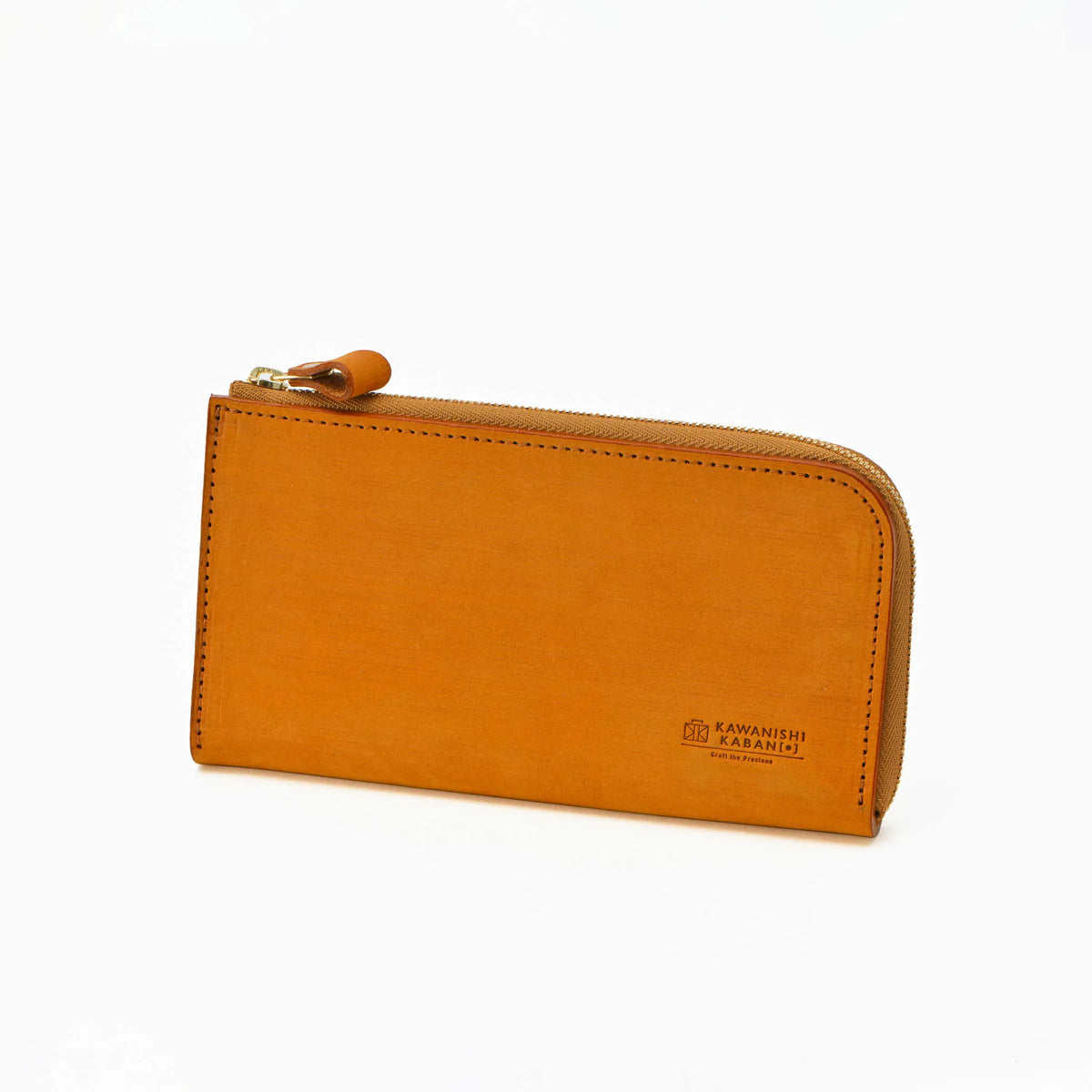 L-shaped wallet made from Setouchi leather by ricchyL – カワニシ L-shaped wallet made from Setouchi leather by ricchyL – カワニシ