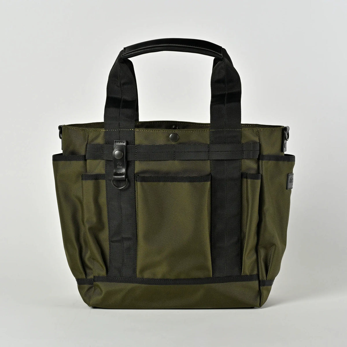 カートラベル カラシ & 納豆 Garden tote with lots of pockets x Setouchi leather [grabe