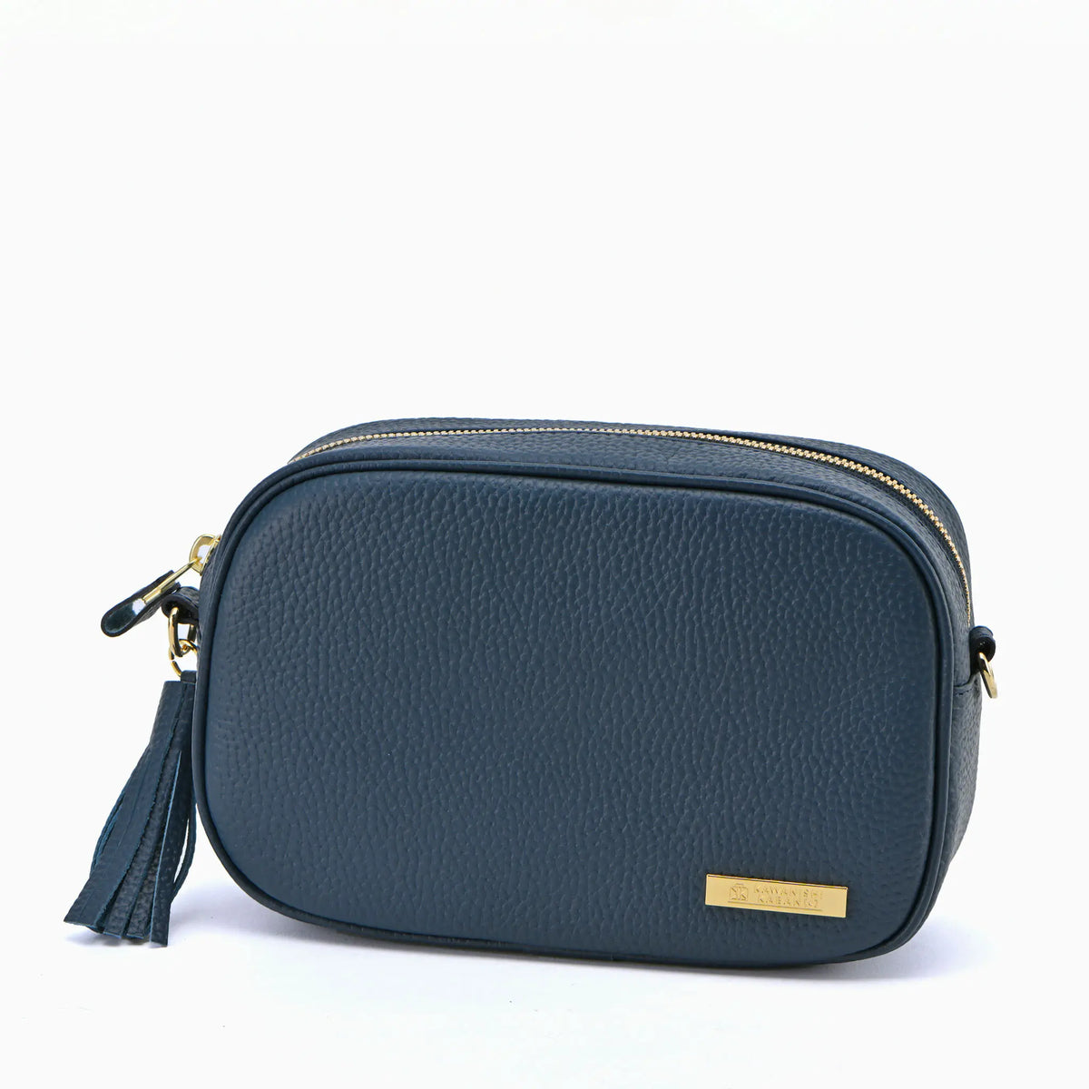 ミニレザーショルダーバッグ 2WAY 本革ポーチとしても使える タッセル