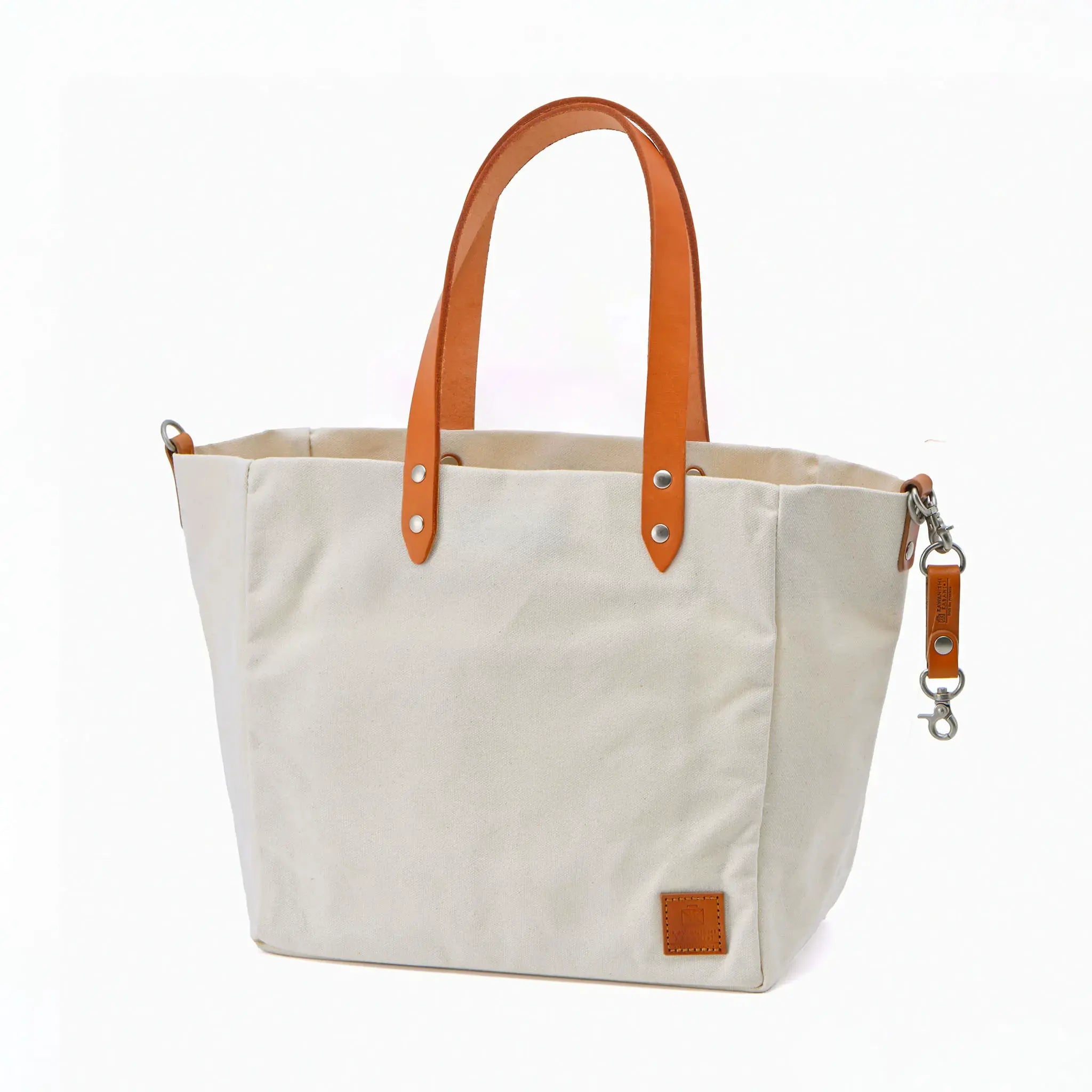 軽くて​便利な​トートバッグ×栃木レザーハンドル【abb​［アベベ