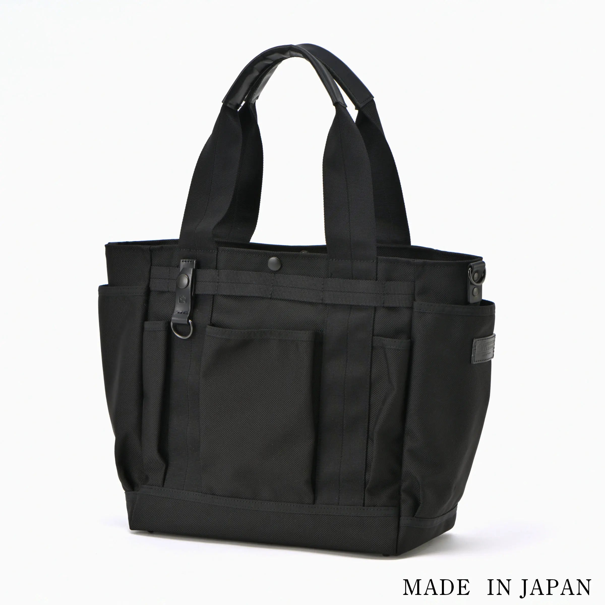 カワニシカバン grave グレーブ コーデュラ ブラック 50mmショルダー紐 ポケットが沢山のガーデントート×セトウチレザー【grabe
