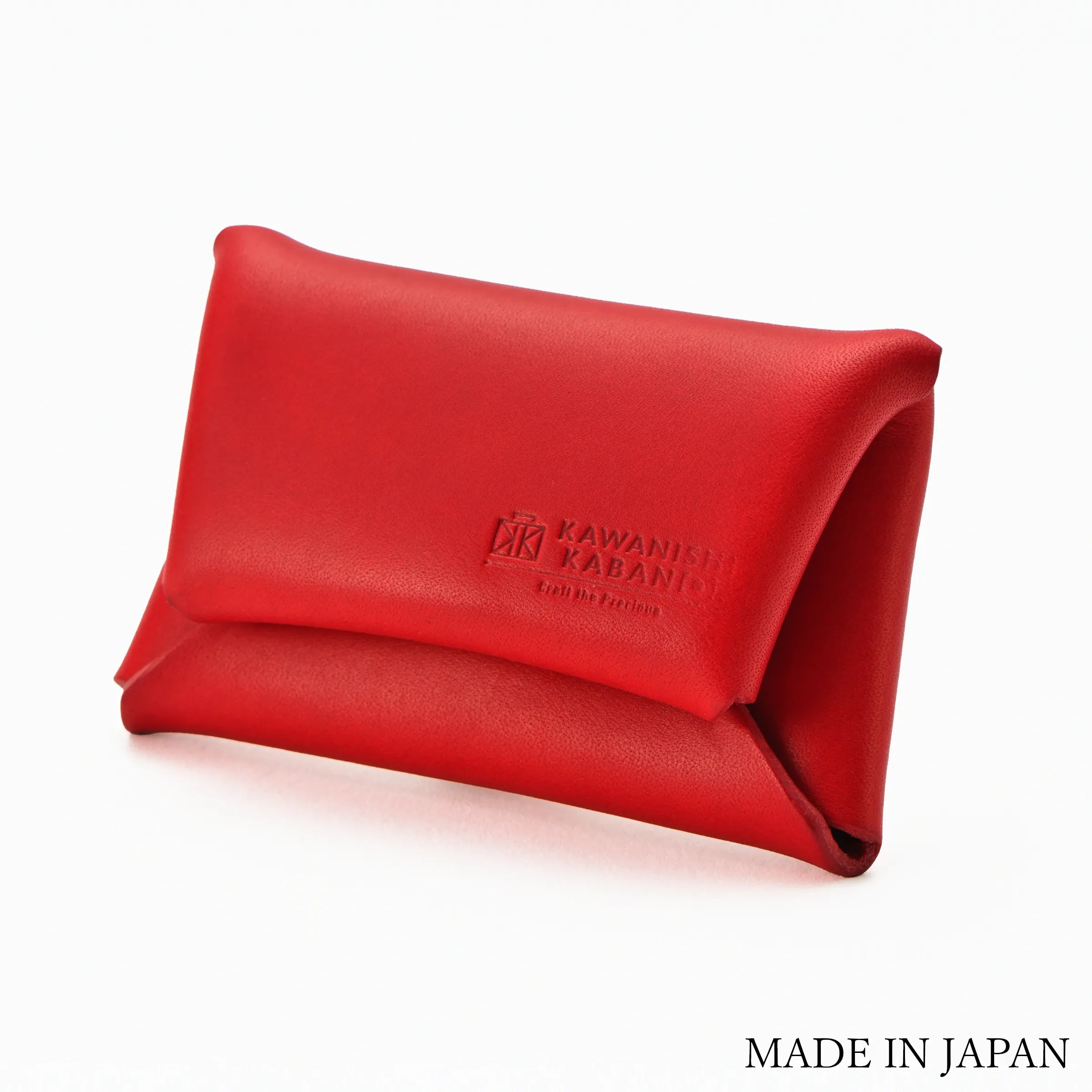 KAWANISHI KABAN レッド二つ折り財布 財布 – カワニシカバン - 愛さ KAWANISHI KABAN レッド二つ折り財布 財布 – カワニシカバン - 愛さ